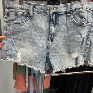 Kendall & Kylie  Blue Denim cutoff Jeans shorts 13/31